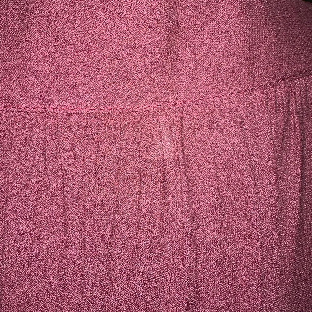 Free People Tiered Flowy Peasant Style Burgundy top size XS - Picture 12 of 13